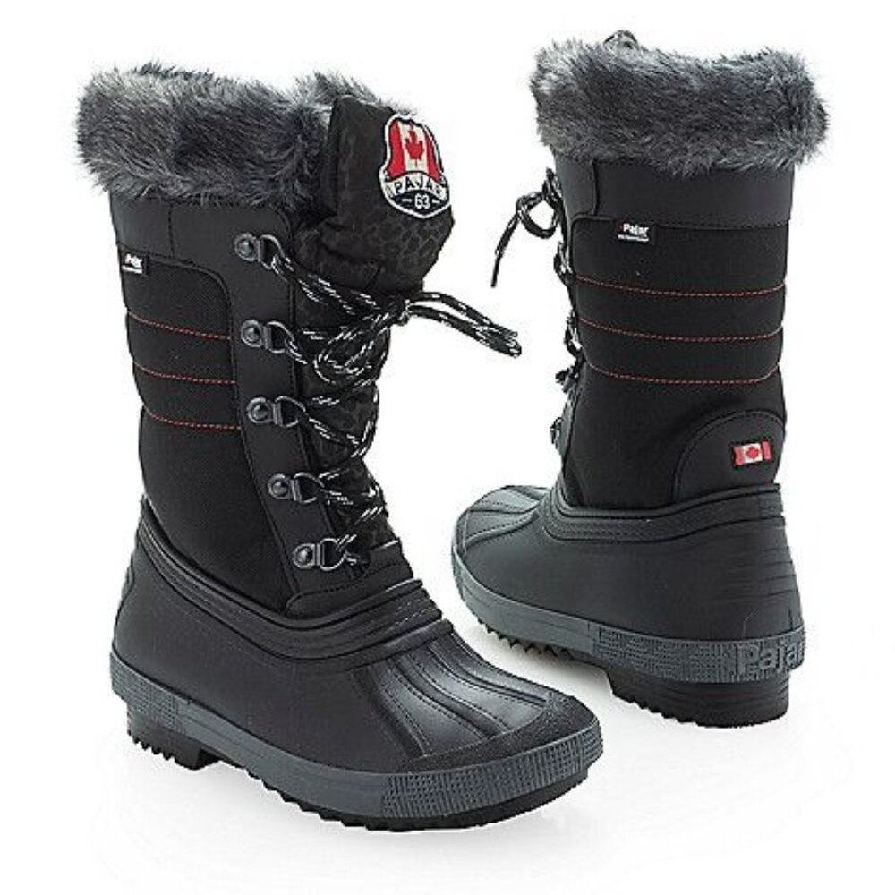 NWT PAJAR Doris Faux Fur-Lined Winter Boots Women’s 9 -40F